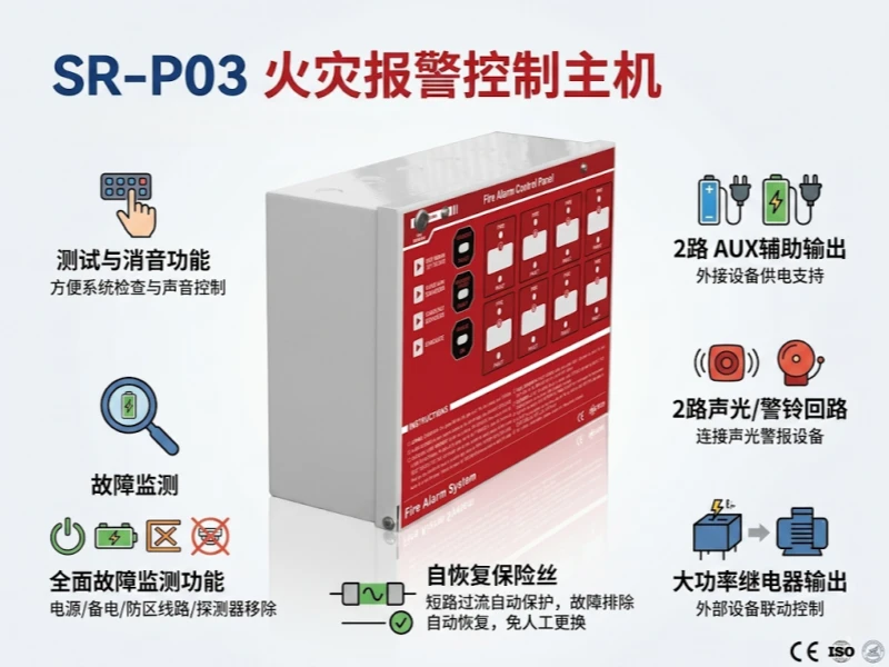 SR-P03 赛源鑫火灾控制主机 SR-P03 赛源鑫火灾控制主机