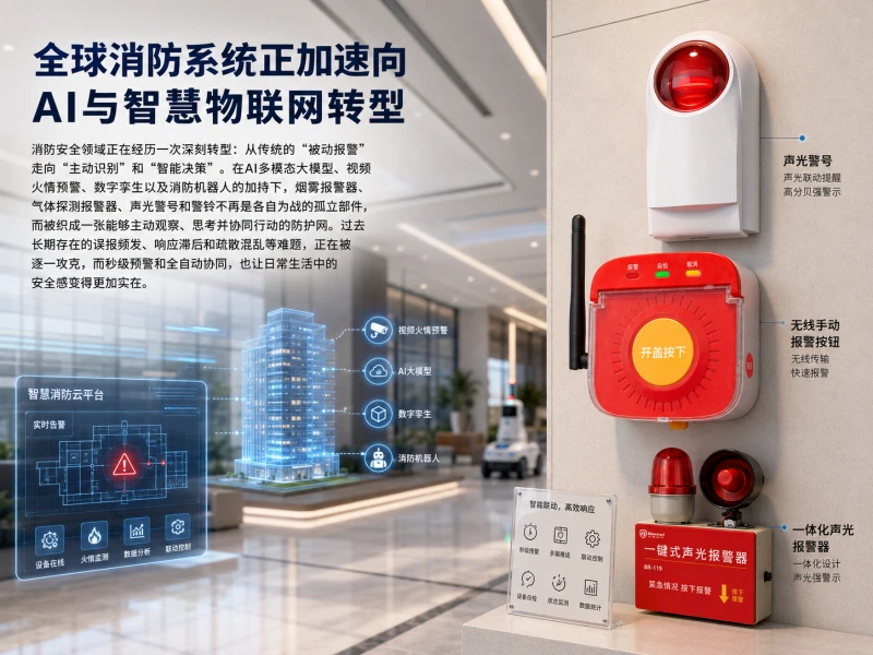 主动识别与智能决策_AI如何让烟雾报警器、气体探测与声光警号秒级联动？