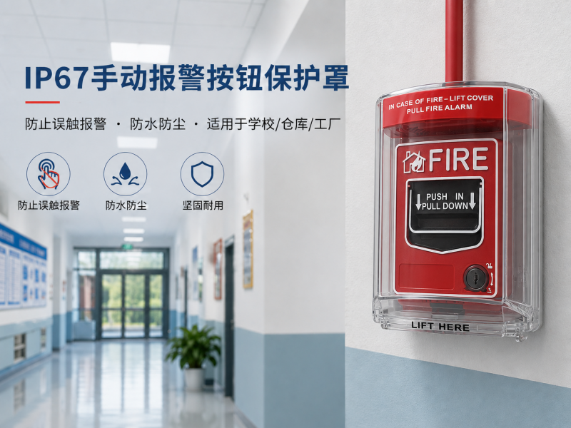 SR-A08-PS IP67手动呼叫点保护罩