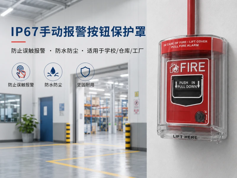 IP67手动报警按钮保护罩适用于超市