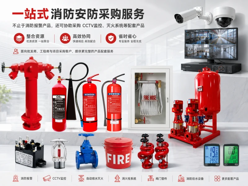 以客户需求为中心，打造消防安防一站式采购服务