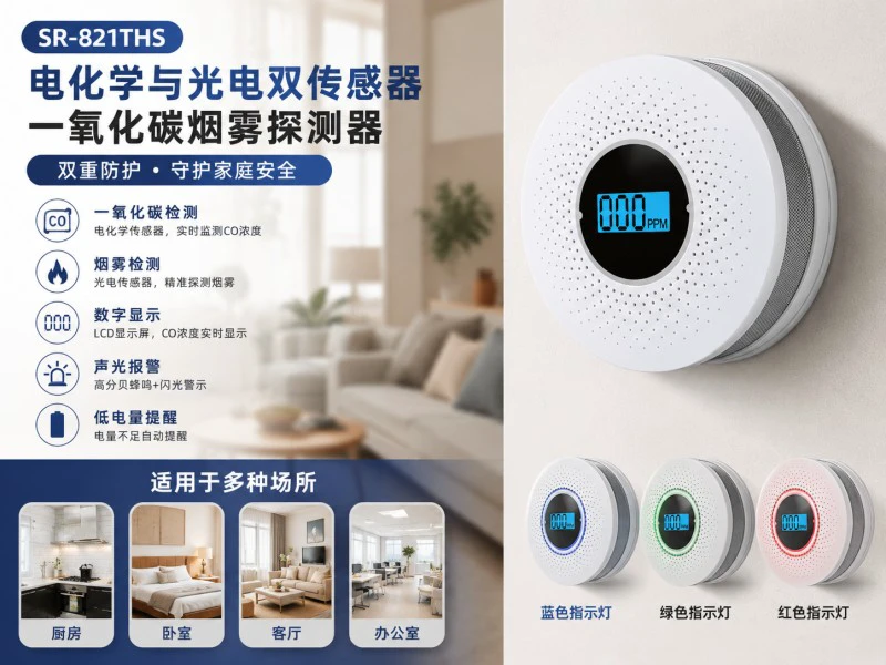 住宅火灾暴露哪些问题？一氧化碳烟雾报警器电池供电方案