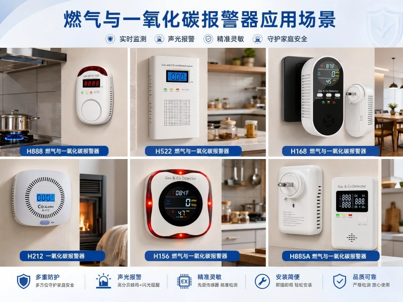 多款燃气与一氧化碳报警器上新，满足多场景安全需求