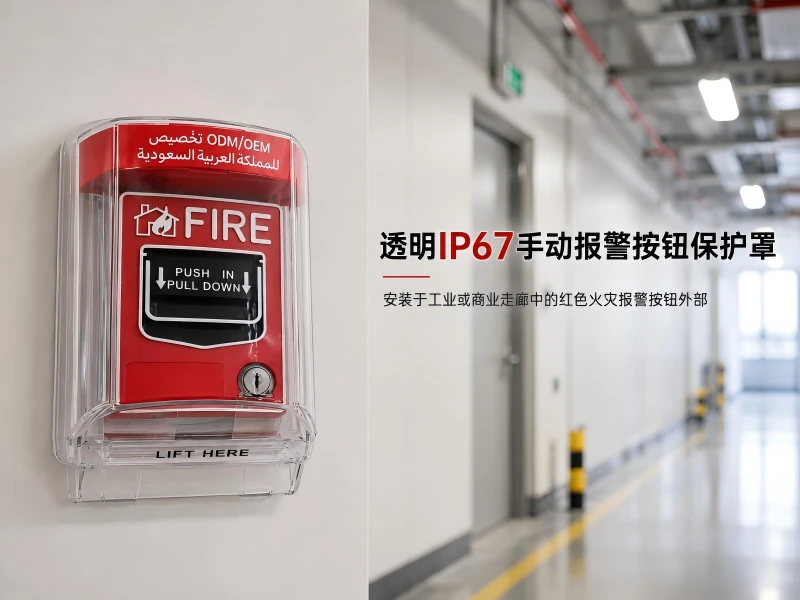 透明IP67手动报警按钮保护罩 透明IP67手动报警按钮保护罩