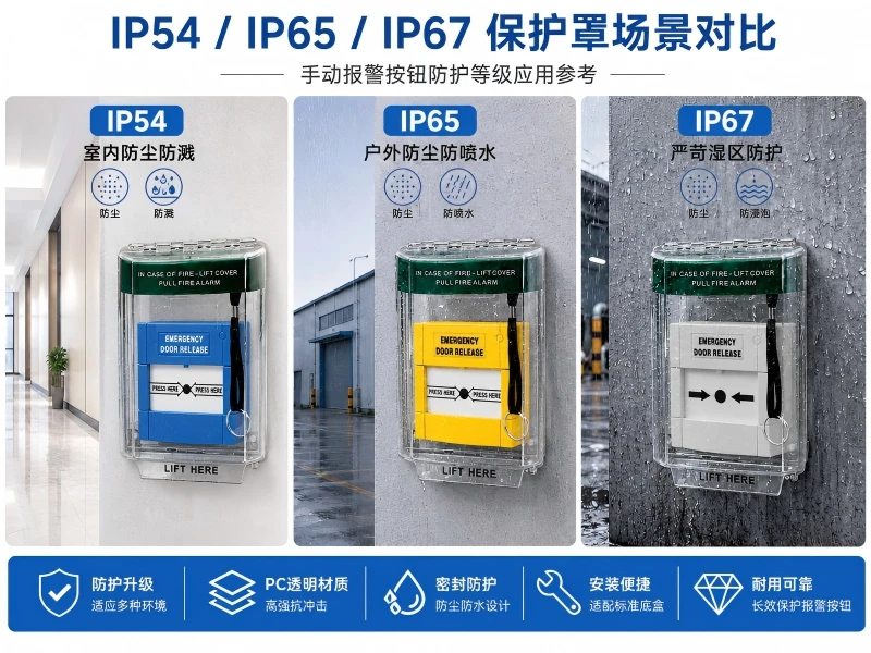 IP54IP65IP67保护罩场景对比 IP54IP65IP67保护罩场景对比