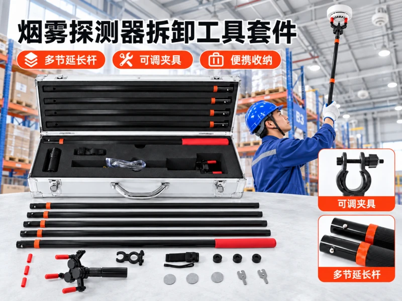 烟雾探测器拆卸工具套件如何提升消防维保效率？