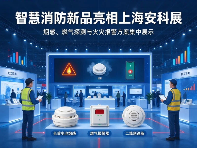 2026 上海国际安全科技展 - 智慧消防、长寿命烟感与燃气探测设备集中亮相，工程商选型参考