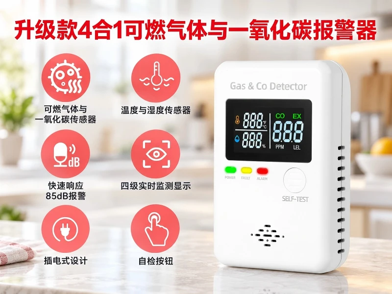 复合式可燃气体一氧化碳报警器怎么选？SR-910工程采购与安装要点